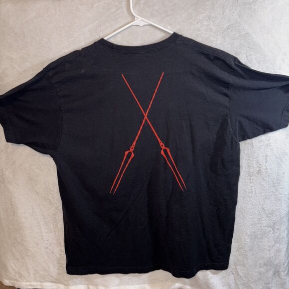 Evangelion NERV Unit 01 Tshirt Mens XL Black Red anime Graphic Tee Neon Genesis￼ - Picture 4 of 4